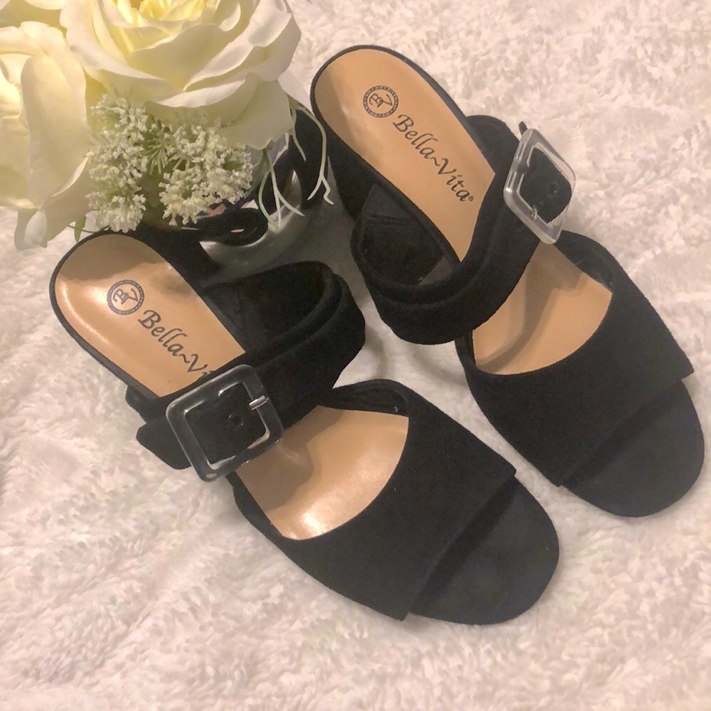 Bella Vita Chunky Heels 3” Size 7